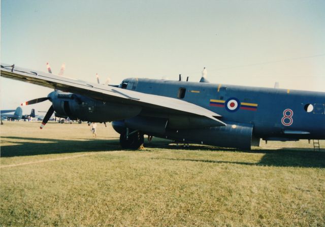 Avro 696 Shackleton (N790WL) - AVRO Shackleton MR MK2 on display at EAA Fly In Airshow. This aircraft was one of the last ones built. Radar added in 1971