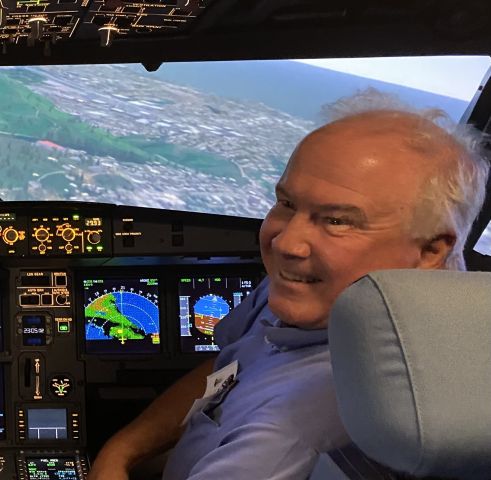 Airbus A320 — - Flying the United A320 Simulator out of SFO