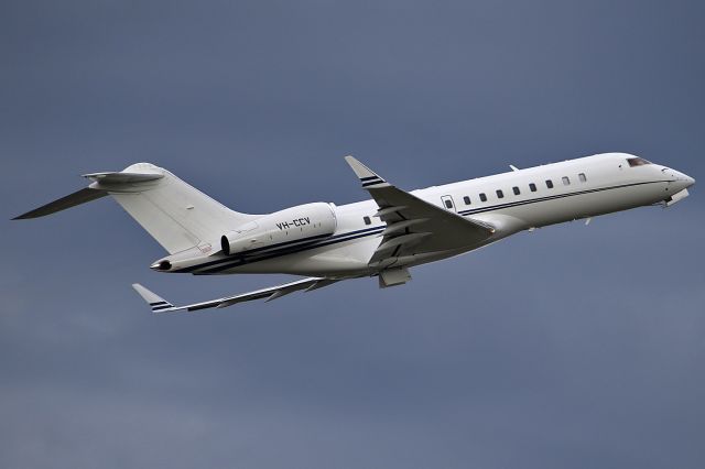 Bombardier Global Express (VH-CCV) - on 2 December 2017