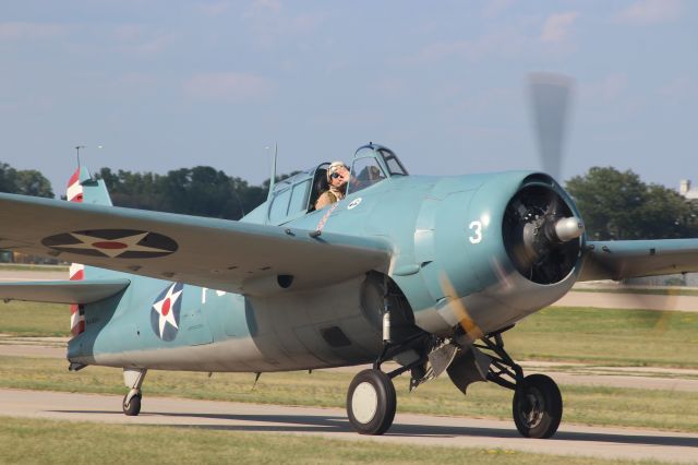 Grumman G-36 Wildcat (N12260) - Beautiful Baby Blue Wildcat on the taxi strip.