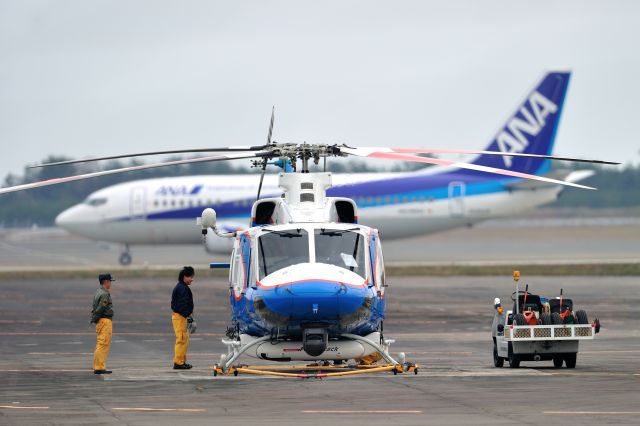 JA99MZ — - AIR RESCUE TEAM MIYAZAKI(Miyazaki Prefecture JPN)br /NAME:(あおぞら=AOZORA)br /Bell 412EP