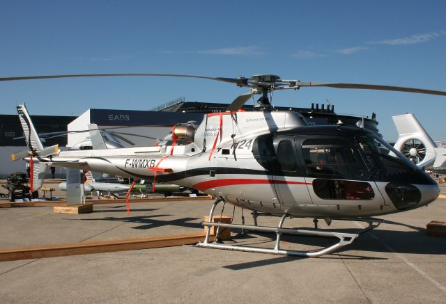 Eurocopter AS-350 AStar (F-WMXB) - Eurocopter AS-350B-3E Ecureuil - Paris Le Bourget (LFPB-LBG) Air Show in june 2011