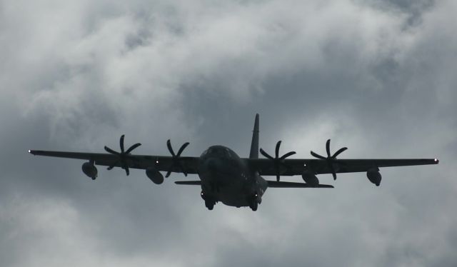 Lockheed C-130 Hercules (N9534) - USMC KC-130J turning on final approach to Myrtle Beach International Airport, SC on January 16, 2020.