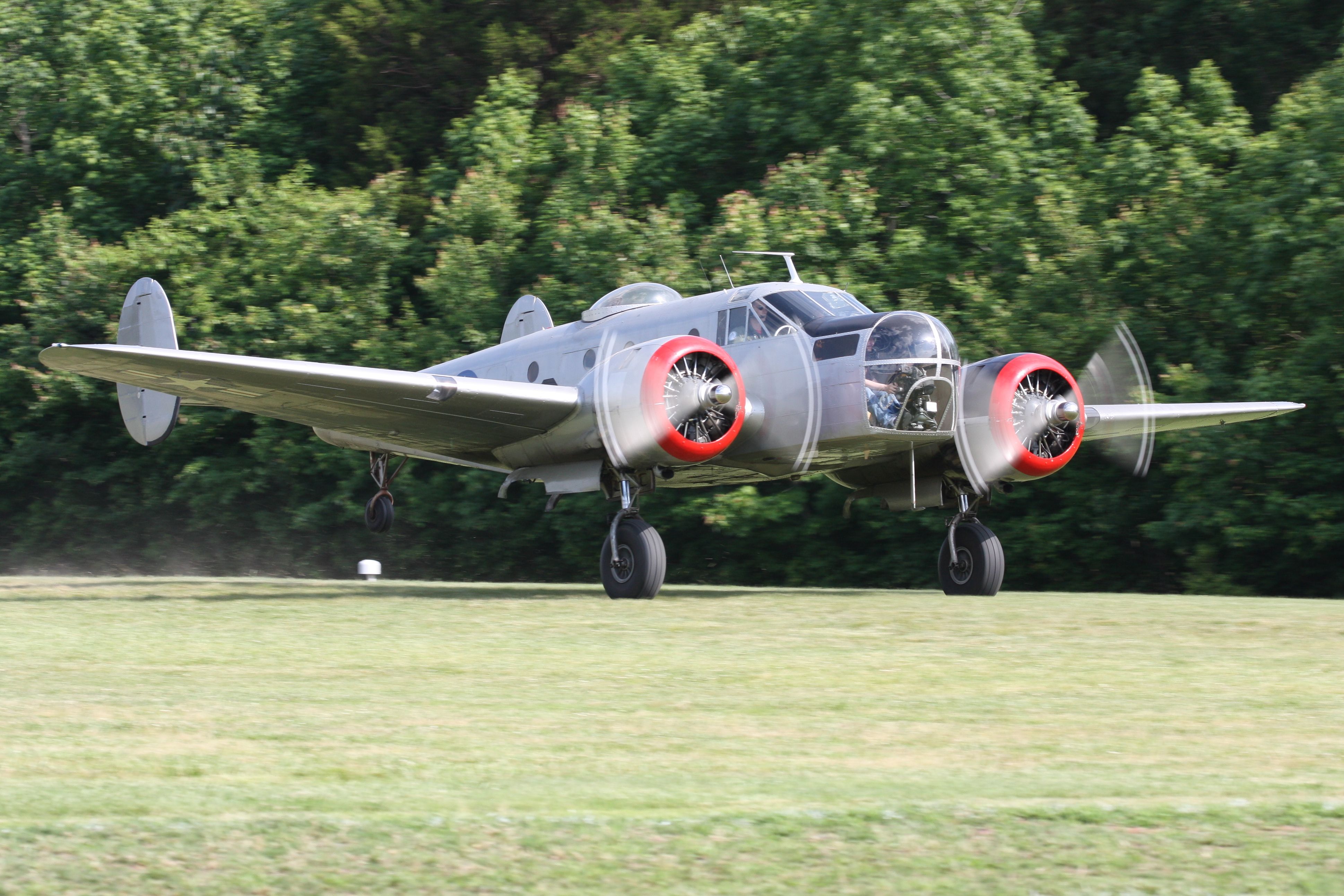 Beechcraft 18 (N7179C) - AT-11 at Warbirds Over the Beach 2019