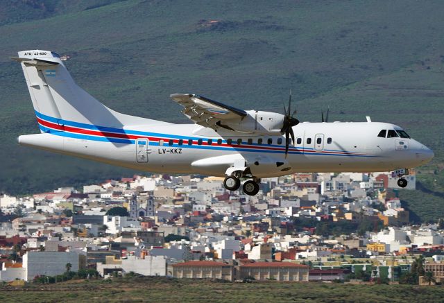 Aerospatiale ATR-42-600 (LV-KKZ) - On delivery flight for American Jet.