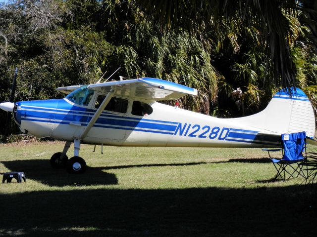 Cessna 170 (N1228D) - RIDES AT CEDAR KEY