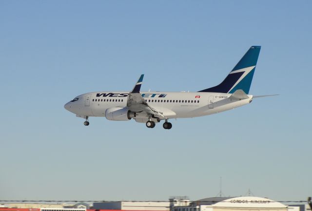 C-GWSP — - Delivery flight of brand new WestJet 700 series 737 on Wednesday, December 2nd, 2009...smell that new plane smell!