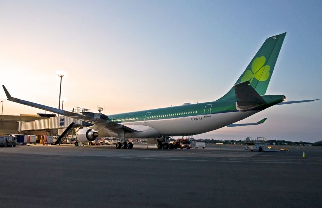 Airbus A330-300 (EI-FNG) - Brand New A330-300 to the Aer Lingus fleet.  Congratulations !!