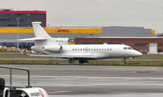 Dassault Falcon 7X (OO-EJA) - Luxaviation Belgium Dassault Falcon 7X OO-EJA in Brussels 