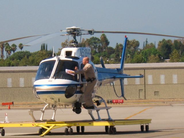 Eurocopter AS-350 AStar (N518HP) - WINDOW CLEANING AT FULLERTON