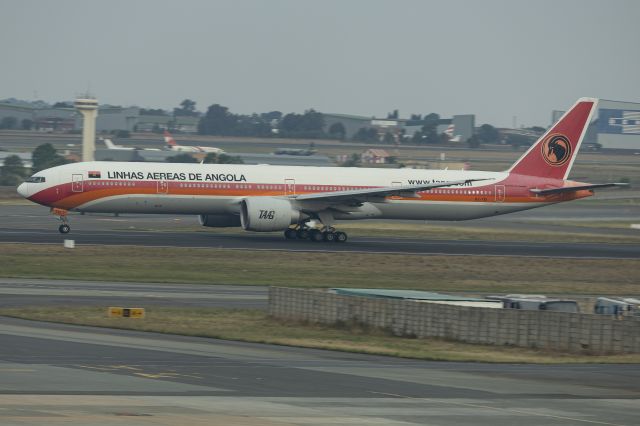 Boeing 777-200 (D2-TEI) - In Terminal 2