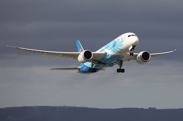 Boeing 787-9 Dreamliner (B-2735) - Departing Perth airport in Western Australia