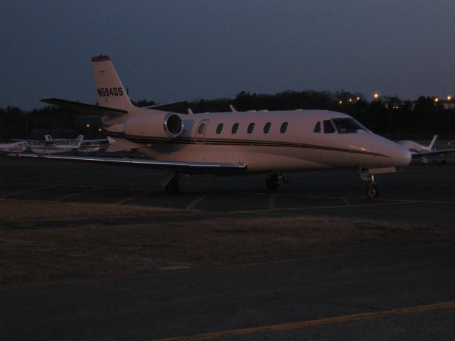 Cessna Citation Excel/XLS (EJA594) - Netjets parked on the ramp after arriving from Charlottesville, VA (KCHO).