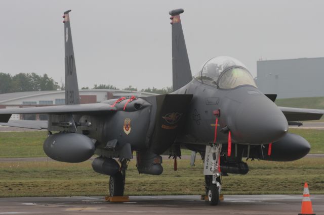 — — - Mountain Home AFB F-15 at Duluth, MN 8-23-14