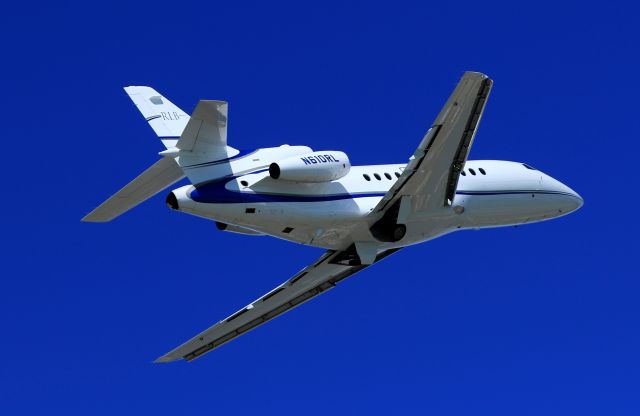 Dassault Falcon 900 (N610RL) - N610RL departing St maarten