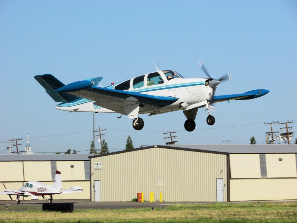 Beechcraft 35 Bonanza (N1947M) - Taking off from RWY 6