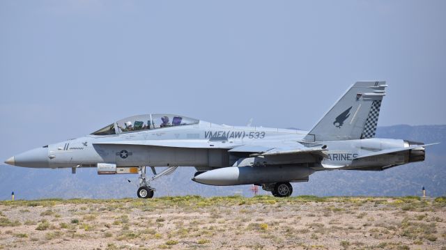 McDonnell Douglas FA-18 Hornet (16-4683) - Boeing F/A-18D "Hornet" from Marine All-Weather Fighter Attack Squadron 533