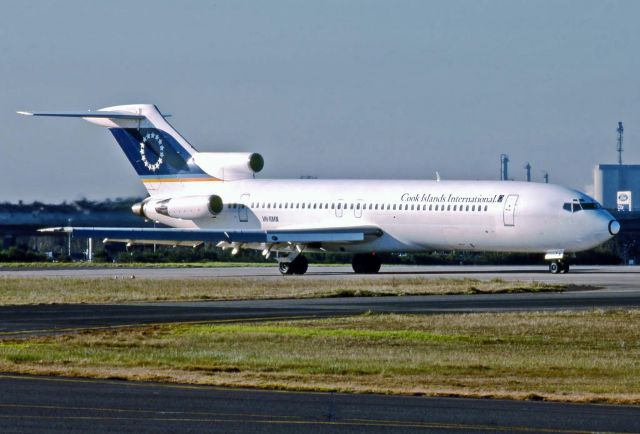 VH-RMN — - COOK ISLANDS INTERNATIONAL - BOEING 727-277/ADV REG VH-RMN (CN 21695/1481) - KINGSFORD SMITH SYDNEY NSW. AUSTRALIA - YSSY (28/6/1988)