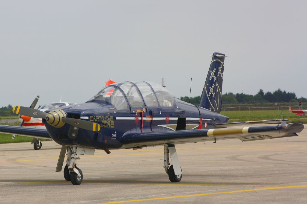 OGMA TB-30 Epsilon (F-SEYD) - Socata TB-30 Epsilon Cartouche Doré, Avord Air Base 702 (LFOA)