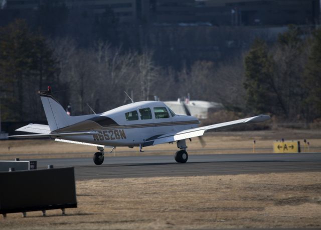Cessna Skyhawk (N6528N) - Landing runway 35 at Danbury CT.