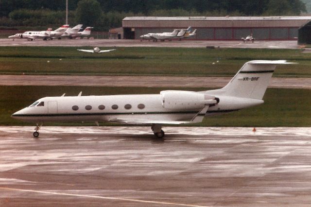 Gulfstream Aerospace Gulfstream IV (VR-BRF) - See here on 9-May-88.br /br /Reregistered VP-BRF 1-Jul-97,br /then N450BF 28-Jun-04,br /then N772AV 25-Dec-10.