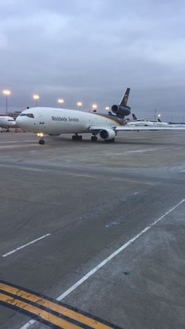 Boeing MD-11 (N253UP) - UPS MD-11 on the UPS ramp in Louisville, KY headed to Phoenix Sky Harbor Intl SDF-PHX