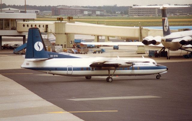 OO-DTB — - Sabena Fairchild FH227B cn553 (jul82) lse DAT