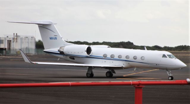 Gulfstream Aerospace Gulfstream IV (N91JS) - Aeroporto de Santa Maria - LPAZ - Azores 03/11/2020