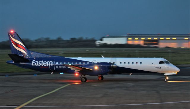 JETSTREAM Jetstream 41 (G-CDKB) - eastern airways saab-2000 g-cdkb arriving in shannon from luton 6/12/19.