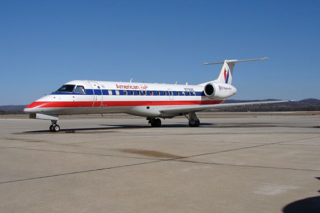 Embraer ERJ-135 (N718AE) - This beautiful ER3 is now stored in KIGM.