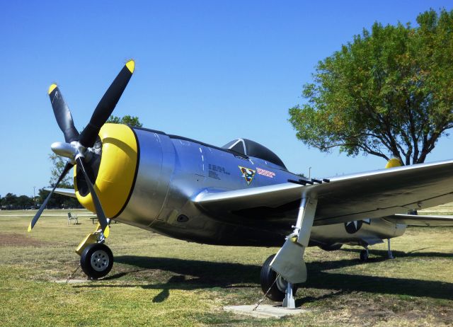 — — - Republic P-47N Thunderbolt at Lackland AFB, TX.