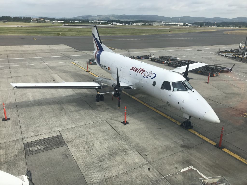 EC-HCF — - 13.06.2018, Glasgow airport, looking through the terminals window.