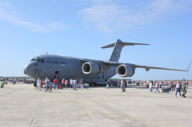 Boeing Globemaster III (96-0003) - C-17 Globemaster III from 62nd/446th Airlift Wing at McChord Air Force Base on display at MacDill Air Fest 2011
