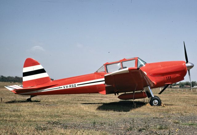 OGMA DHC-1 Chipmunk (VH-RSQ) - Series in the life of a Chipmunk - pre 1974 after  service at Royal NSW Aero Club - photo from Tony Arbon Australian Air Data