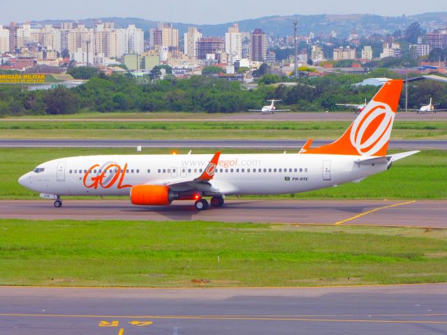 Boeing 737-800 (PR-GTE) - Boeing 737-800WL - SFP (cn 34278/2052) Gol - Porto Alegre - Salgado Filho (POA / SBPA), Brazil