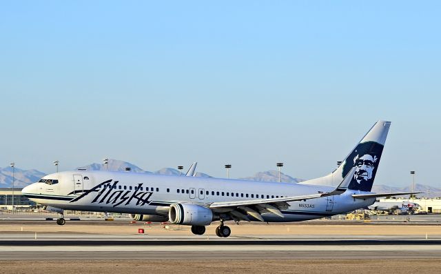 Boeing 737-800 (N553AS) - N553AS Alaska Airlines 2006 Boeing 737-890 C/N 34594  - Las Vegas - McCarran International (LAS / KLAS) USA - Nevada, September 27, 2012 Photo: Tomás Del Coro