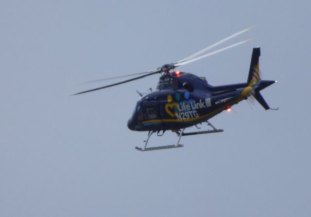N29TG — - Shown here a moment after liftoff is a Agusta Westland Rotorcraft in the winter of 2017.