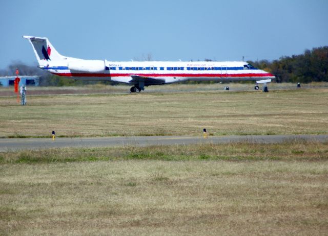— — - Standing on berm at the south end of the runway looking north.