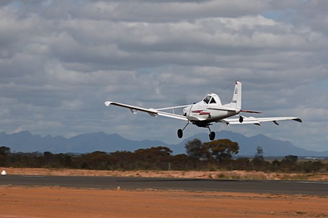 VH-KVK — - VH-KVK Cessna Agwagon departing RWY 12 on a mouse baiting operation