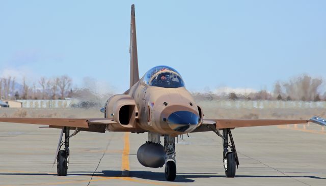 Northrop RF-5 Tigereye (76-1545) - A Northrop F5N Tiger (761545), assigned to VFC-13, taxies toward my position while heading out on a training sortie.