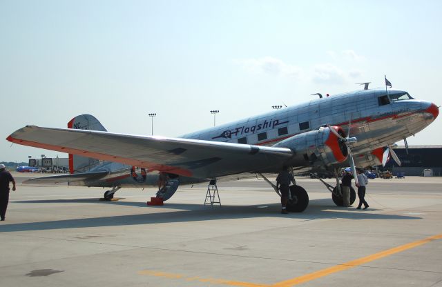 Douglas DC-3 (N17334) - After a heritage flight in Baltimore.