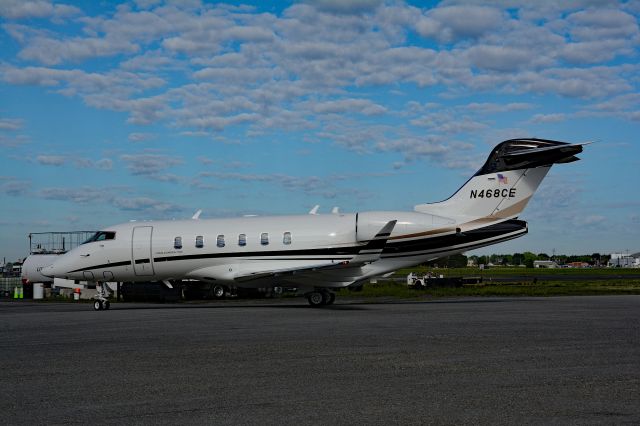 Canadair Challenger 350 (N468CE) - Visiting CYHU in July 2022.
