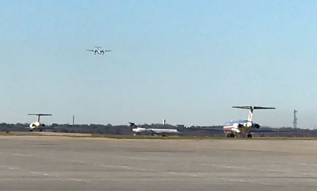 de Havilland Dash 8-300 (N333EN) - A Dash 8 and two MD-80s!  Enjoy the nostalgia while you can!