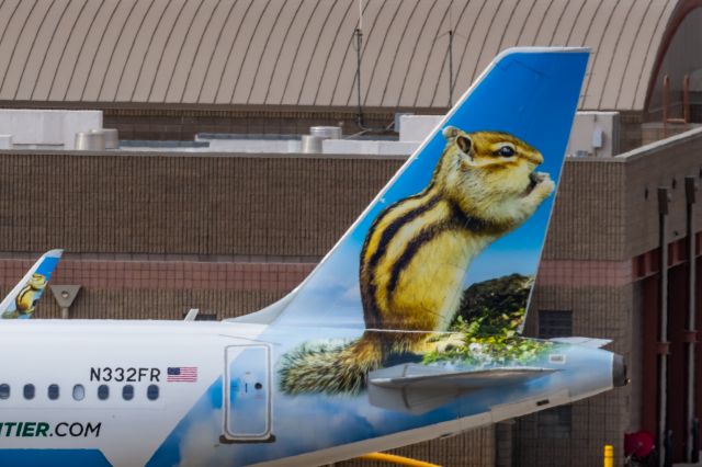Airbus A320neo (N332FR) - A Frontier Airlines A320 neo taxiing at PHX on 2/13/23, the busiest day in PHX history, during the Super Bowl rush. Taken with a Canon R7 and Canon EF 100-400 II L lens.