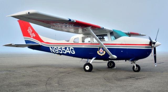 Cessna 206 Stationair (N9554G) - CAP Cessna sitting on the ramp at the Merced Regional Airport