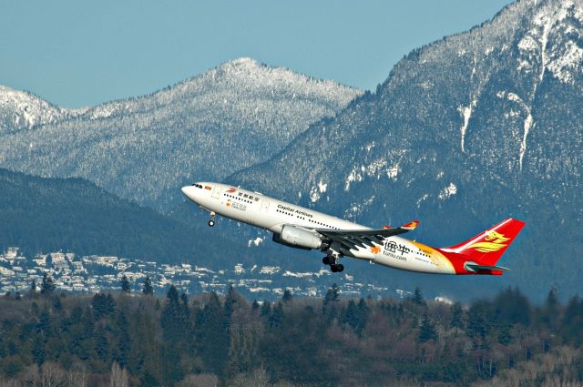 Airbus A330-200 (B-8550) - JD472 Vancouver-Qingdao,Jan.4.2017