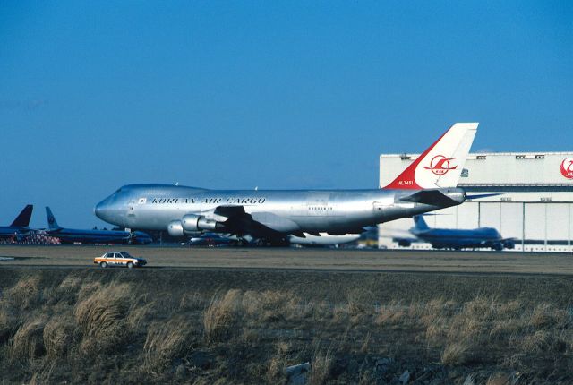 Boeing 747-200 (HL7451) - Departure at Narita Intl Airport Rwy34 on 1985/02/24