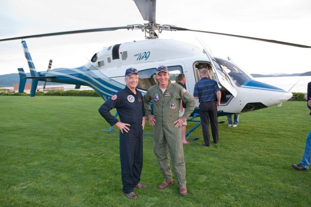 — — - L-39 pilots Stuart Fred and Charlie Precourt arrive to a dinner event via Bell 429 at the Citation Jet Pilots Association Annual Convention (a rel=nofollow href=http://www.citationjetpilots.com/http://www.citationjetpilots.com//a)