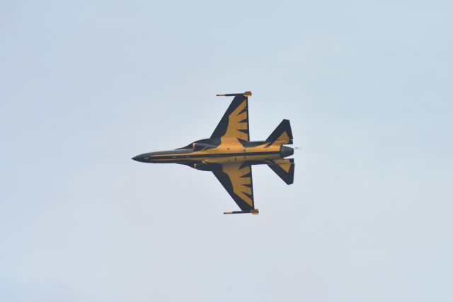 — — - A spectacular display by the Korean Black Eagles display team at the Singapore Airshow 20 February 2016. 