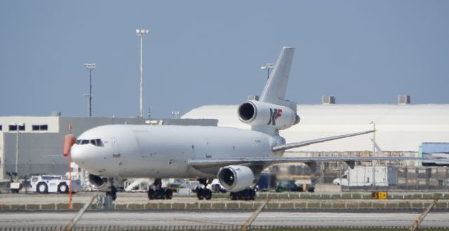 McDonnell Douglas DC-10 (C-GKFT) - A Canadian Kelowna Flight Craft DC10-30F.On engine startup